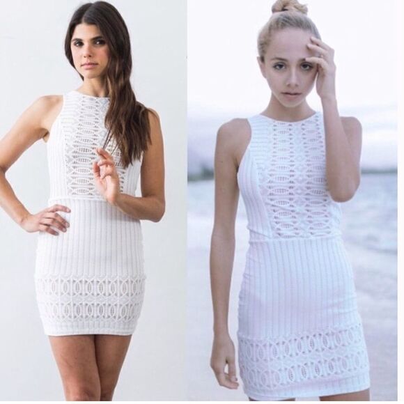 Revolve X Nightcap Clothing Spiral Lace Sport Dress - Picture 1 of 10